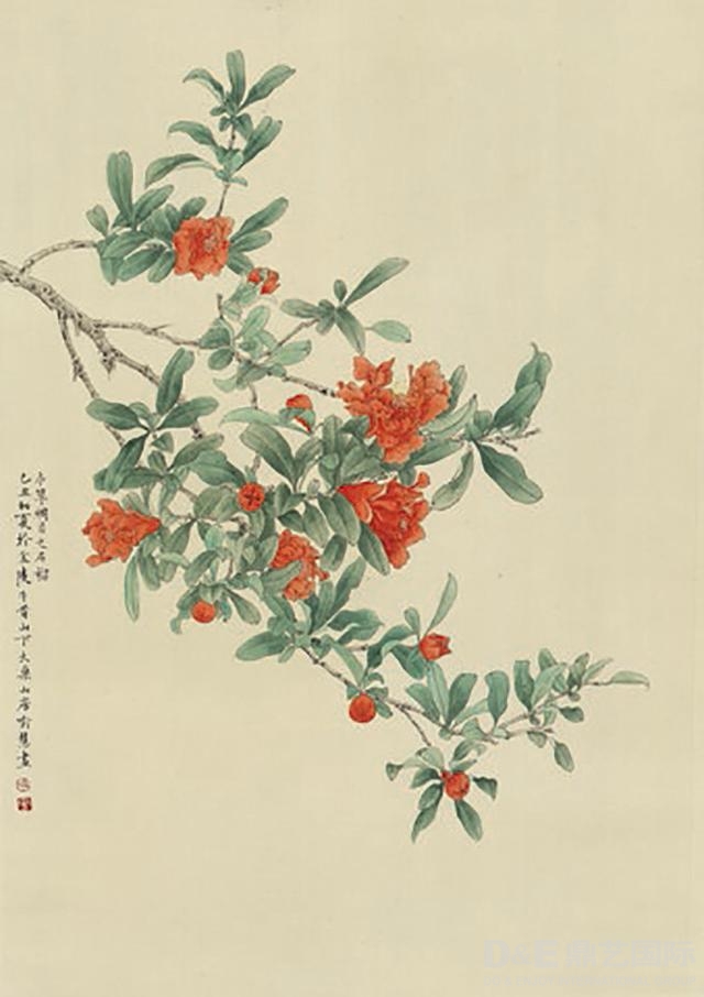 立夏《本草纲目之石榴》2009年